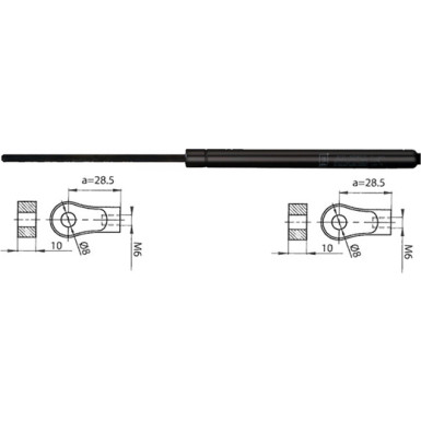 2110405 Gasfeder, Motorhaube GREENPARTS