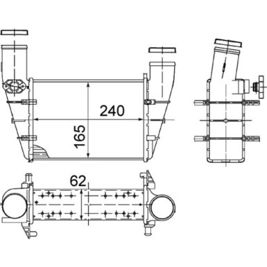 Mahle | Ladeluftkühler | CI 130 000S