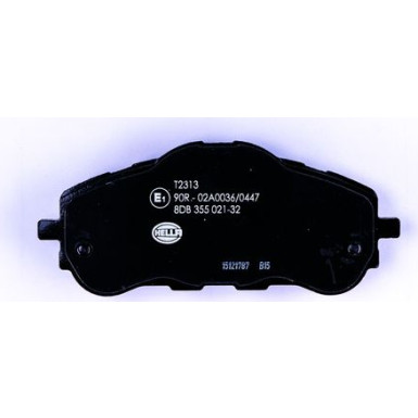 Hella | Bremsbelagsatz, Scheibenbremse | 8DB 355 021-321