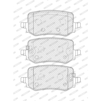 Ferodo Bremsbelagsatz, Scheibenbremse PREMIER ECO FRICTION FDB5459
