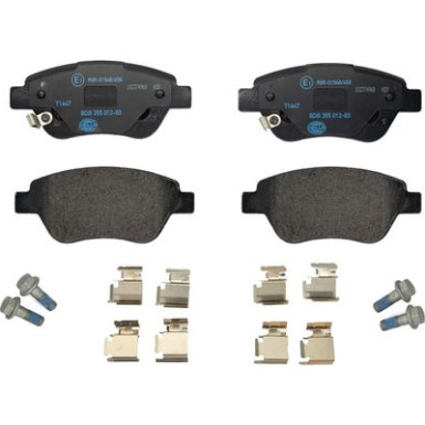 Hella Pagid | Bremsbelagsatz, Scheibenbremse | 8DB 355 012-831