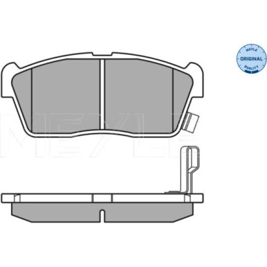 Meyle Bremsbelagsatz, Scheibenbremse MEYLE-ORIGINAL: True to OE 025 235 0715
