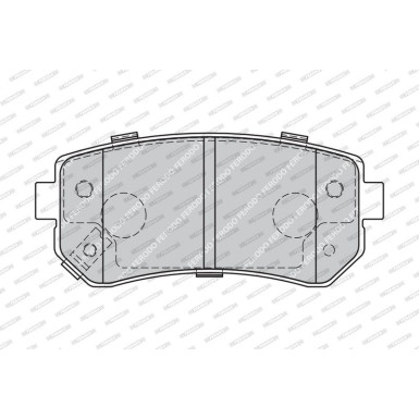 FDB1956 Bremsbelagsatz, Scheibenbremse PREMIER ECO FRICTION