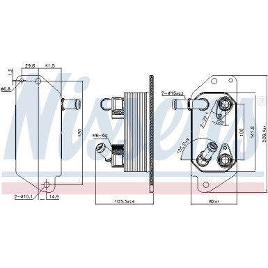91115 Ölkühler, Automatikgetriebe