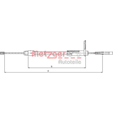 10.9435 Seilzug, Feststellbremse 10.9435 Seilzug, Feststellbremse