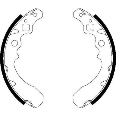 GS8282 Bremsbackensatz GS8282 Bremsbackensatz