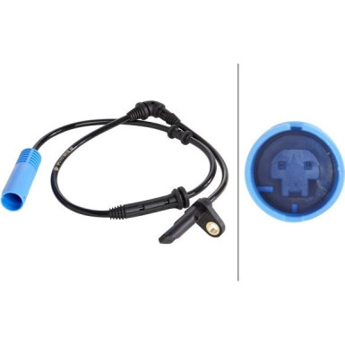 Hella | Sensor, Raddrehzahl | 6PU 012 806-081