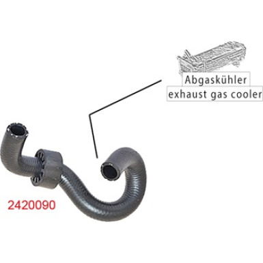 2420090 Kühlerschlauch