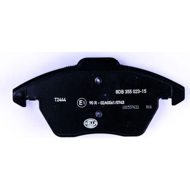 Hella | Bremsbelagsatz, Scheibenbremse | 8DB 355 023-151