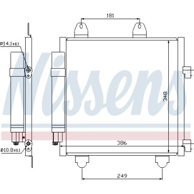 94891 Kondensator, Klimaanlage ** FIRST FIT **