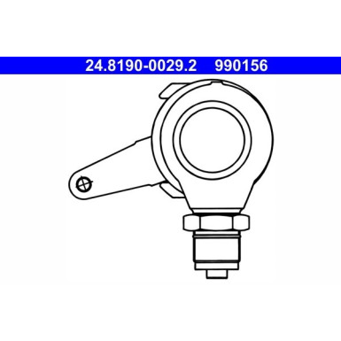 ATE | Hebel, Bremssattel-Feststellbremse | 24.8190-0029.2