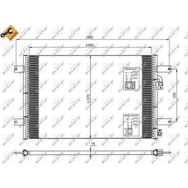 35249 Kondensator, Klimaanlage EASY FIT