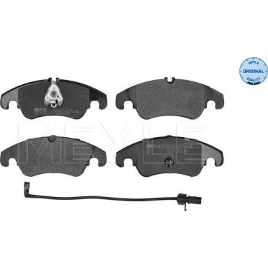 025 247 4319/W Bremsbelagsatz, Scheibenbremse MEYLE-ORIGINAL: True to OE.