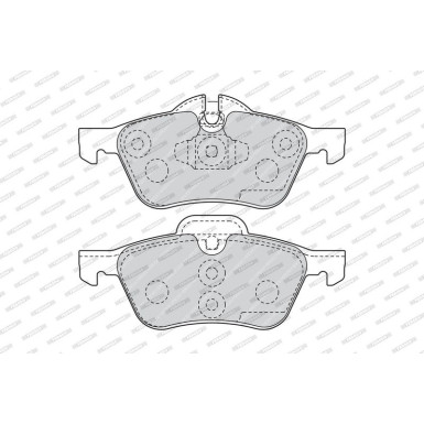 FDB1499 Bremsbelagsatz, Scheibenbremse PREMIER ECO FRICTION