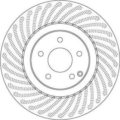 DF6682S Bremsscheibe TRW SINGLE