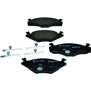 8DB 355 017-501 Bremsbelagsatz, Scheibenbremse