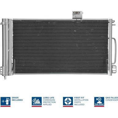 94544 Kondensator, Klimaanlage ** FIRST FIT **