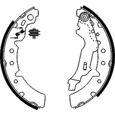 Hella | Bremsbackensatz | 8DB 355 002-391