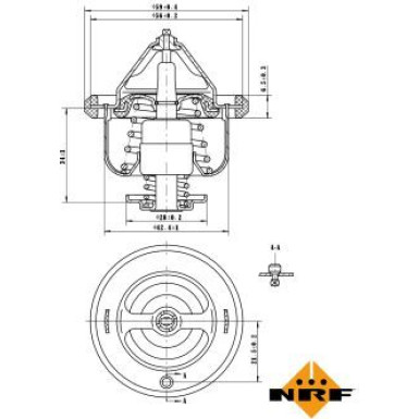 NRF Thermostat, Kühlmittel EASY FIT 725053 NRF Thermostat, Kühlmittel EASY FIT 725053