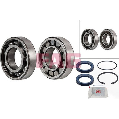 2 x FAG Radlagersatz | 713 6115 30