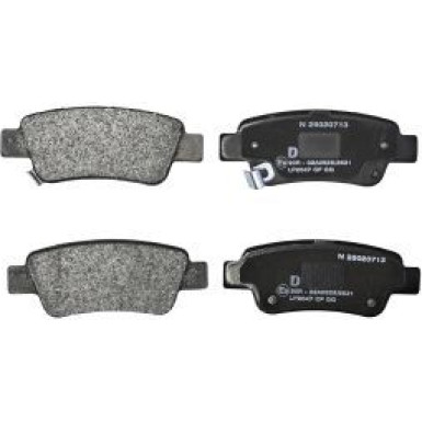 Delphi Bremsbelagsatz, Scheibenbremse LP2047