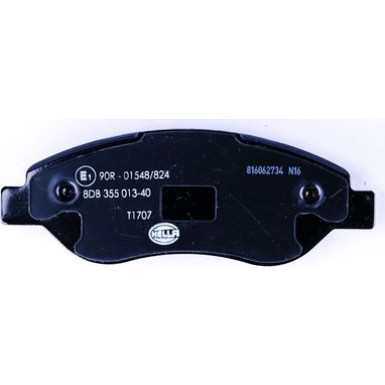 Hella | Bremsbelagsatz, Scheibenbremse | 8DB 355 013-401