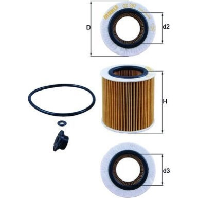 OX 387D1 Ölfilter OX 387D1 Ölfilter