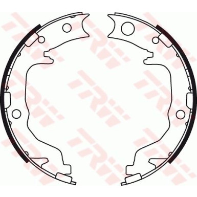 GS8783 Bremsbackensatz, Feststellbremse