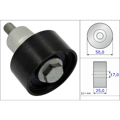 532 0753 10 Umlenk-/Führungsrolle, Zahnriemen