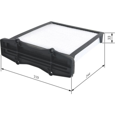 BOSCH 1 987 432 116 Innenraumfilter BOSCH 1 987 432 116 Innenraumfilter