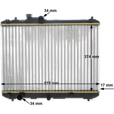 Mahle | Kühler, Motorkühlung | CR 1194 000S