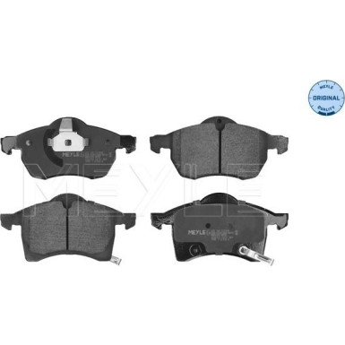 Meyle Bremsbelagsatz, Scheibenbremse MEYLE-ORIGINAL: True to OE 025 230 5719/W