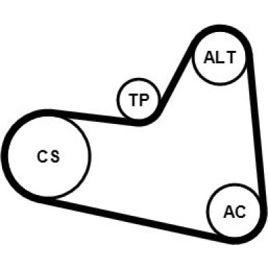 6PK976K1 Keilrippenriemensatz