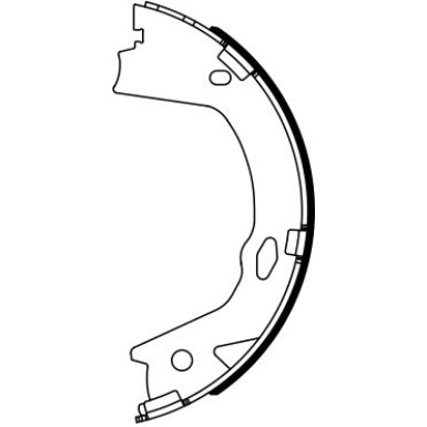 0 986 487 948 Bremsbackensatz, Feststellbremse 0 986 487 948 Bremsbackensatz, Feststellbremse