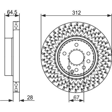 BOSCH | Bremsscheibe | 0 986 479 072