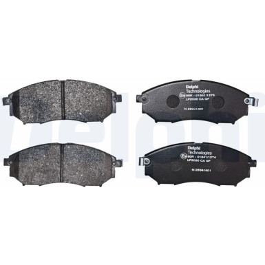 Delphi | Bremsbelagsatz, Scheibenbremse | LP2030 Delphi | Bremsbelagsatz, Scheibenbremse | LP2030