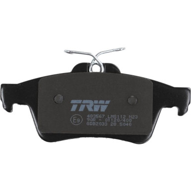 GDB2033 Bremsbelagsatz, Scheibenbremse