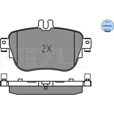 025 224 3716 Bremsbelagsatz, Scheibenbremse MEYLE-ORIGINAL: True to OE.