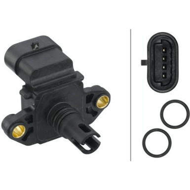 Hella | Sensor, Ladedruck | 6PP 009 400-581