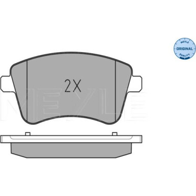 025 251 8419/W Bremsbelagsatz, Scheibenbremse MEYLE-ORIGINAL: True to OE.