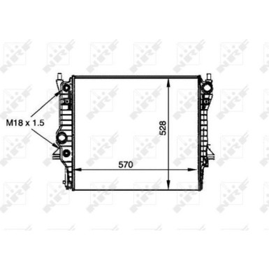 53805 Kühler, Motorkühlung