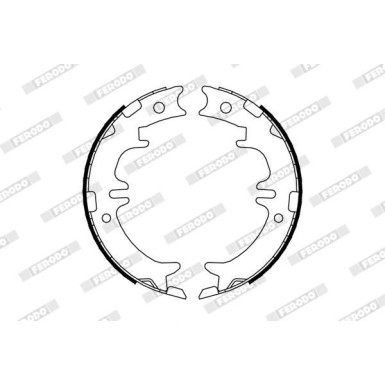 Ferodo | Bremsbackensatz, Feststellbremse | FSB674 Ferodo | Bremsbackensatz, Feststellbremse | FSB674