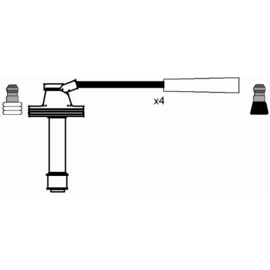 8492 Zündleitungssatz 8492 Zündleitungssatz