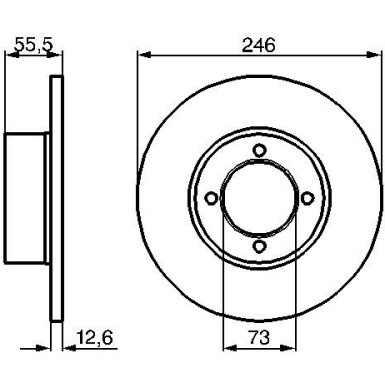 0 986 478 082 Bremsscheibe