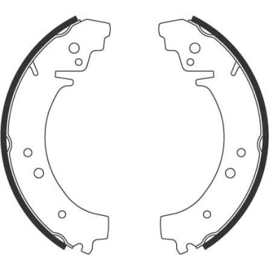 GS8222 Bremsbackensatz GS8222 Bremsbackensatz