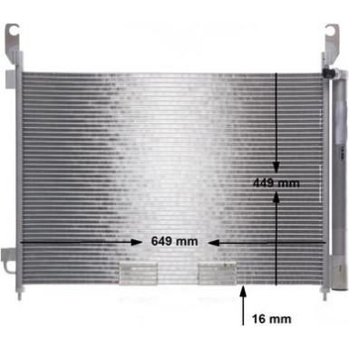 AC 588 000P Kondensator, Klimaanlage BEHR *** PREMIUM LINE ***