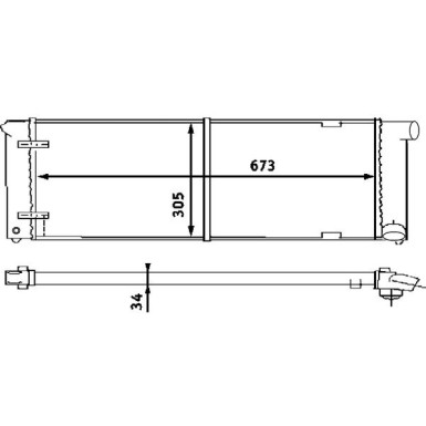 Mahle | Kühler, Motorkühlung | CR 407 000S