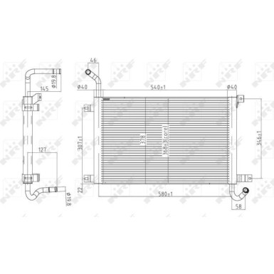 NRF | Kühler, Motorkühlung | 50144