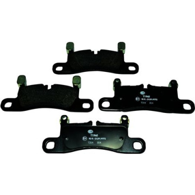 Hella | Bremsbelagsatz, Scheibenbremse | 8DB 355 015-121