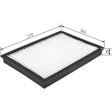 BOSCH 1 987 432 222 Innenraumfilter BOSCH 1 987 432 222 Innenraumfilter